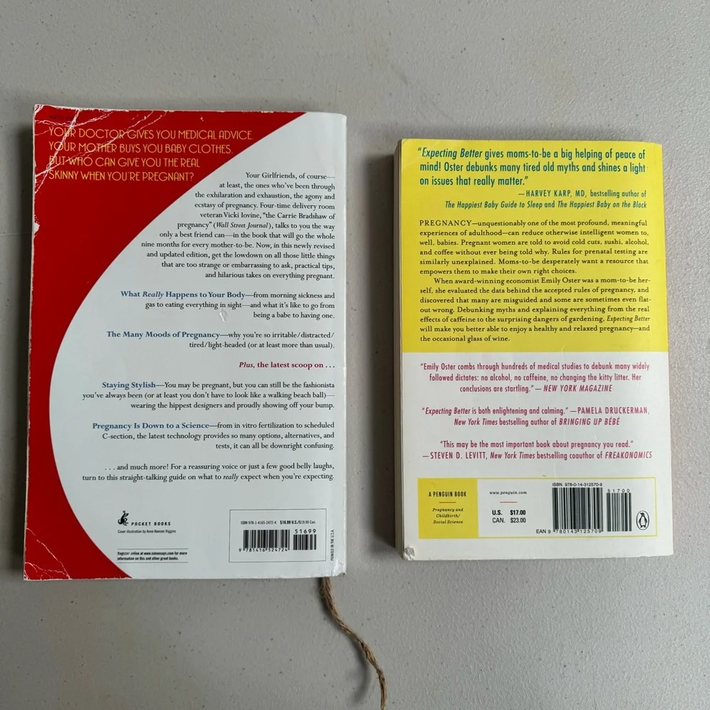 expecting better Emily Oster book girlfriends guide to pregnancy prenatal bundle - Picture 4 of 6